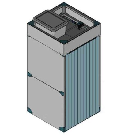 Dr Medapp LLTDC002 1500x1000x2130mm Power Coated MS Disinfection Chamber with Aluminium Flooring for 2 Peoples