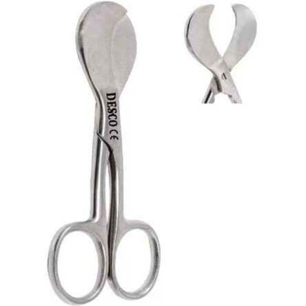 Desco 10.5 cm Stainless Steel Umbilical Strong Cut Scissor