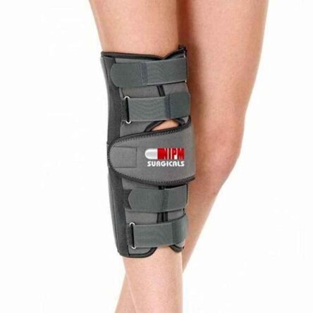 Nipm Surgical Medium Long Type Grey Knee Brace