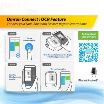 Omron HEM-FL31 Most Advance White Digital Blood Pressure Monitor with 360 deg Accuracy Intelli Wrap Cuff