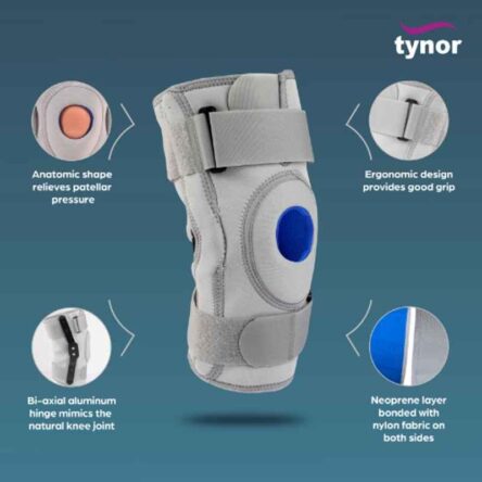 Tynor Neoprene Hinged Knee Support