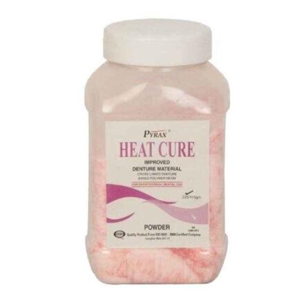 Pyrax 225g Veined Denture Base Acrylic Heat Cure Resin Powder