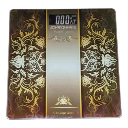 Sahyog Wellness 180kg Black & Golden Digital Weighing Scale Machine