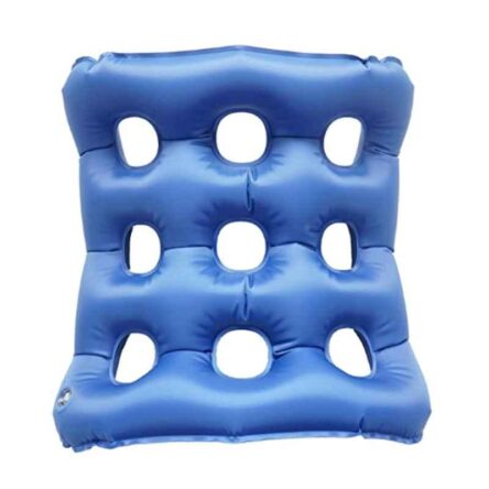 Smart Care CU03 Nylon & Rubber Air Inflatable Breathable Anti-Decubitus Cushion with Pump Nylon Pad Pain Relief Seat