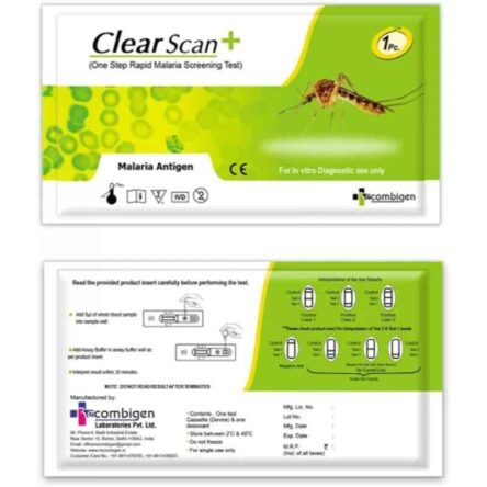 Recombigen Clear Scan PF/PV One Step Rapid Typhoid Screening Test Kit (Pack of 5)