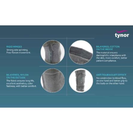 Tynor Knee Cap with Rigid Hinge Support & Normal Flexion