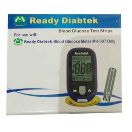 Ready Diabtek MH-007 Blood Glucose Monitor with 75 Pcs Test Strips