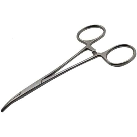 Forgesy 6 inch Stainless Steel Straight & Curved Hemostat Forceps