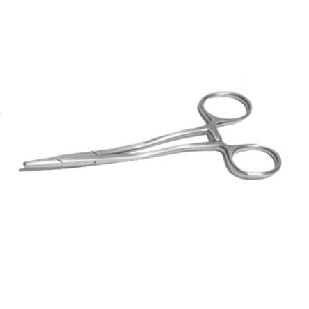 Forgesy 8 inch Stainless Steel Curved Needle Holder Forcep