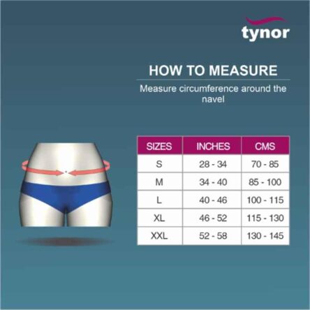 Tynor 8 Inch Tummy Trimmer/Abdominal Belt