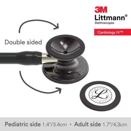 3M Littmann 27 inch Black Tube Cardiology IV Diagnostic Stethoscope