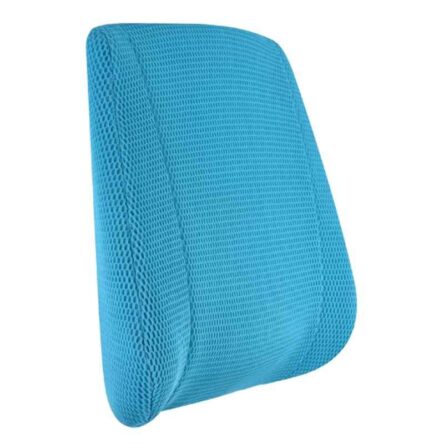 BeatXP PU Foam Blue Orthopedic Backrest Lumbar Support Cushion