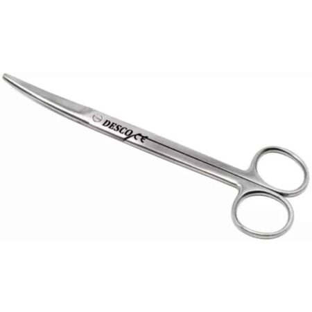 Desco 6.5 inch Stainless Steel Curved Mayo Scissor