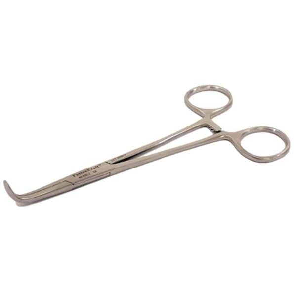 Forgesy NEO08 7 inch Silver Stainless Steel Curved Artery Forceps