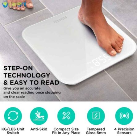 Carent 180kg Smart Bluetooth Digital Body Weighing Scale