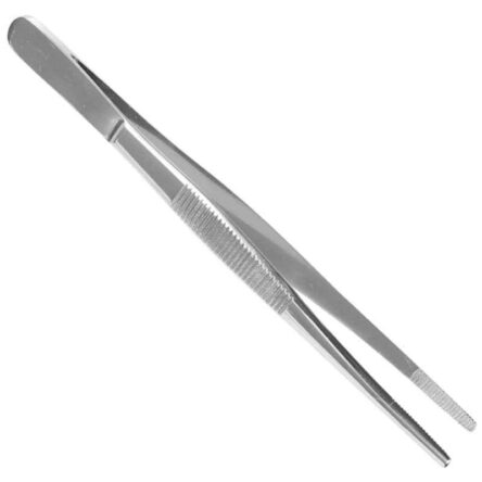 Forgesy 6 inch Stainless Steel Tweezers Thumb Dressing Forcep