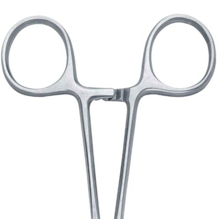 Forgesy 6 inch Stainless Steel Curved Needle Holder Forcep