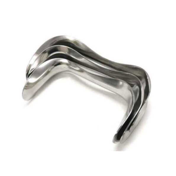 Forgesy 3 Pcs Stainless Steel Thick Gauge Vaginal Speculum Duck Bill Sims Set