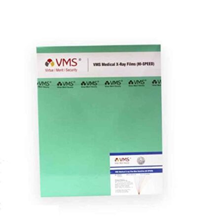 VMS HI-Speed 50 Sheets 12×15 inch Blue Base Sensitive Conventional X-Ray Medical Film Set