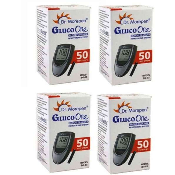 Dr. Morepen Bg-03 200 Pcs Glucometer Strips Box