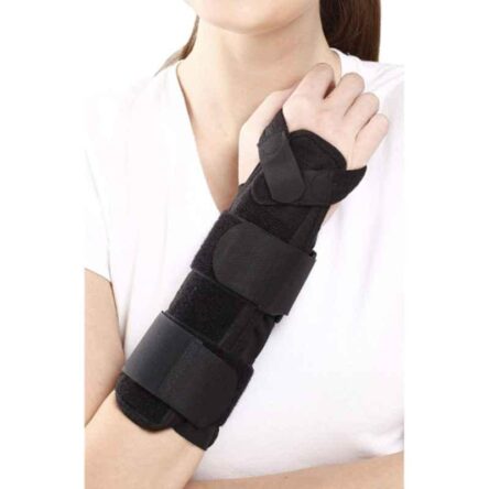 Fidelis Healthcare Elastic Black Left Forearm Splint Brace