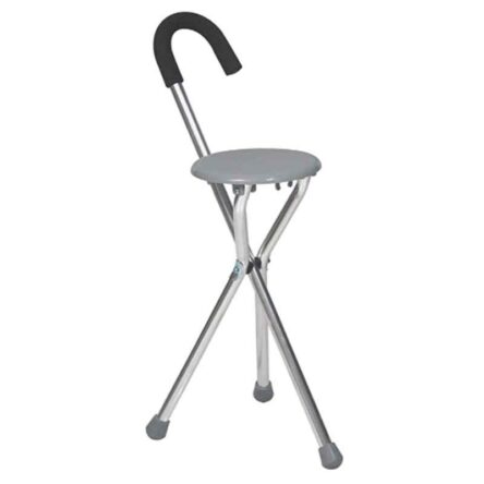 Smart Care SC911 L Metal Walking Stick with Stool