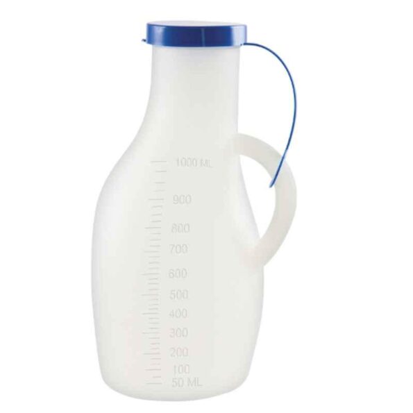 Prompt 1000ml Check Plastic Urine Pot With Cap for Female