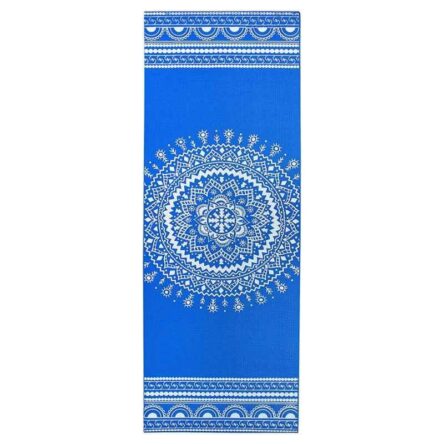 Strauss 1730x610x5mm Navy Blue Designer Yoga Mat with Cover