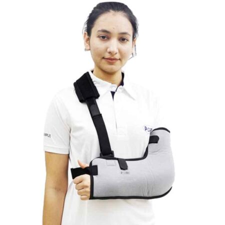 P+caRe Grey & Black Arm Sling with Waist Support