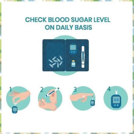 Ready Diabtek MH-007 Blood Glucose Monitor with 50 Pcs Test Strips