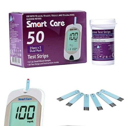 Smart Care GM03S 50 Pcs Blood Glucose Test Strips Box