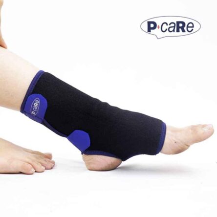 P+caRe Neoprene Black & Blue Ankle Support