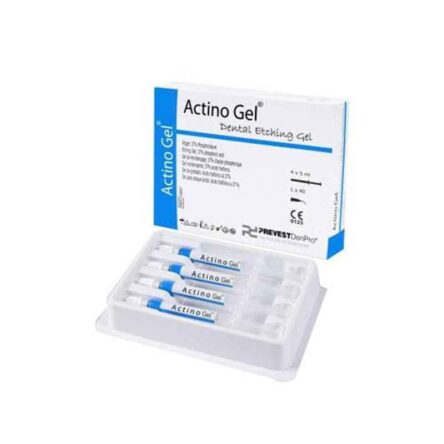 Prevest Actino Gel 4x5ml Syringe & 40 Pcs Applicator Tips Kit