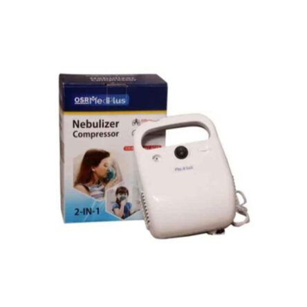 OSRMedPlus 249W Square Plastic White Compressor Nebulizer