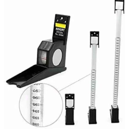 Titan Scales 2m Glass Height Stature Meter Measuring Tape