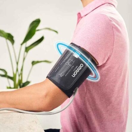 Omron HEM-FL31 Most Advance White Digital Blood Pressure Monitor with 360 deg Accuracy Intelli Wrap Cuff