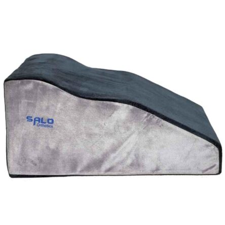 Salo Orthotics Polyurethane Foam Silver Steel Grey Leg Elevation Pillow with Cover