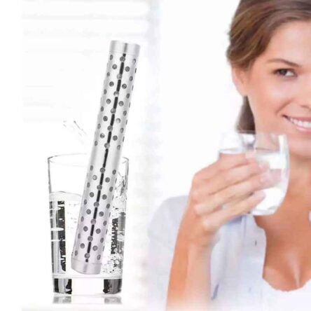 iLife Silver Stainless Steel Pen Type Alkaline Hydrogen Stick for Healthy Anti Oxidant Water