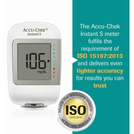 Accu-chek Instant S Glucometer with 10 Strips