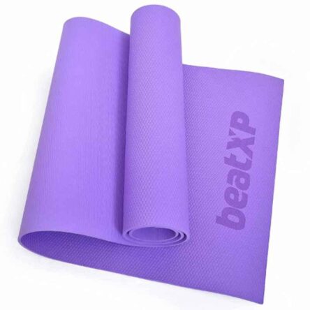 BeatXP 72×24 inch Ethylene Vinyl Acetate Purple Yoga Mat with Strap