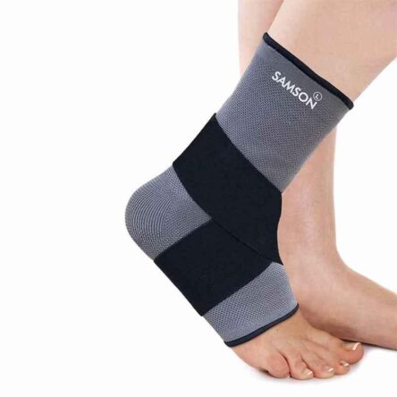 Samson AK-0713 Black & Grey Ankle Support with Binder