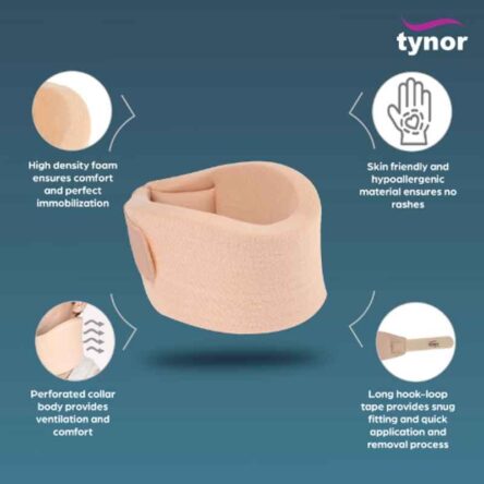 Tynor Collar Soft Firm Density for Stiff Neck