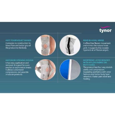 Tynor OA Neoprene Left Varus Knee Support