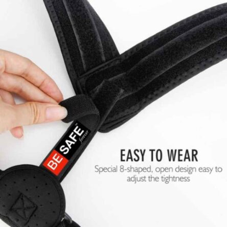 Besafe Forever Black Unisex Clavicle Brace Support for Posture Correction