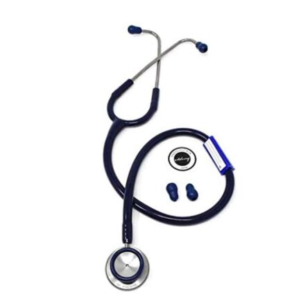 Indosurgicals Silvery II Stainless Steel Blue Stethoscope