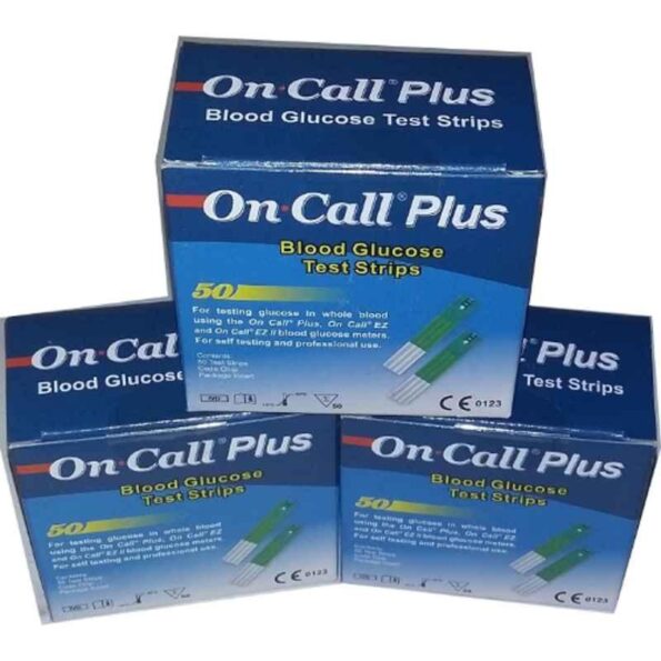 On Call Plus Acon-300 150 Pcs Glucometer Strips Box