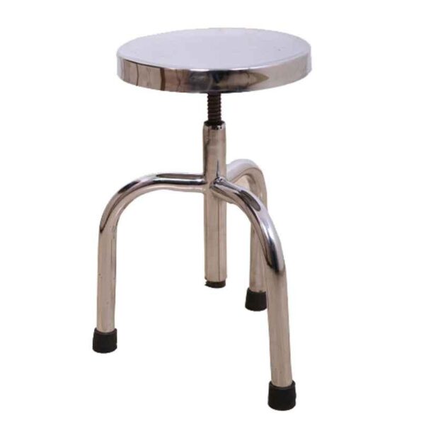 Wellsure Healthcare Stainless Steel 3 Leg Revolving Stool