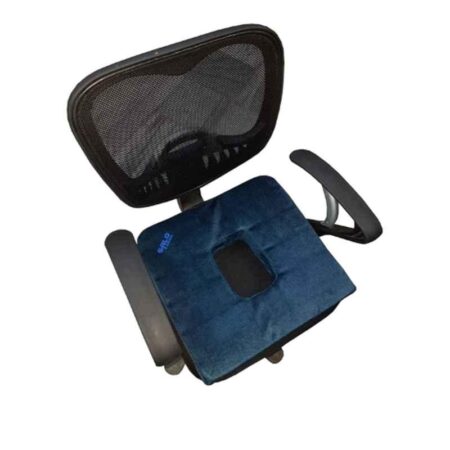 Salo Orthotics Polypropylene Square Blue Visible Hole Donut Cushion