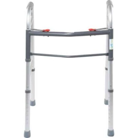 Entros 800-900mm 2 Button Folding Aluminium Walker