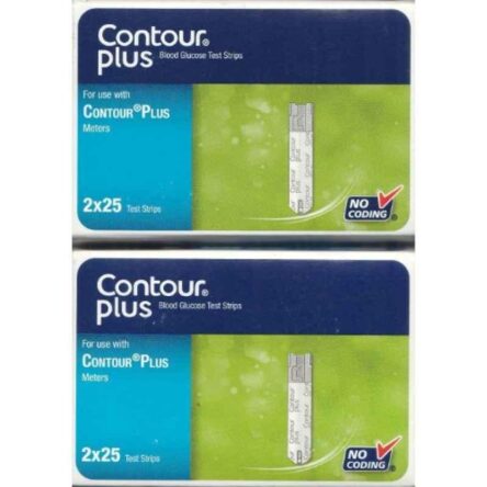 Contour 100 Pcs Glucometer Strips Box